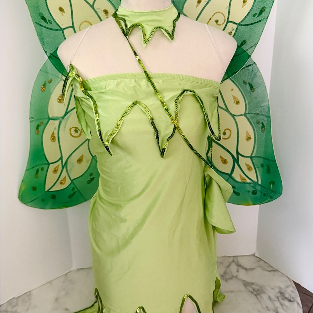 Emerald Fairy/ Tinker Bell Adult Costume Size LARGE